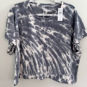 NWT American Eagle Tie Dye Cropped Tee